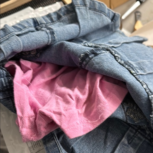 Denim Skirt with Monkey Patch - Picture 7 of 8